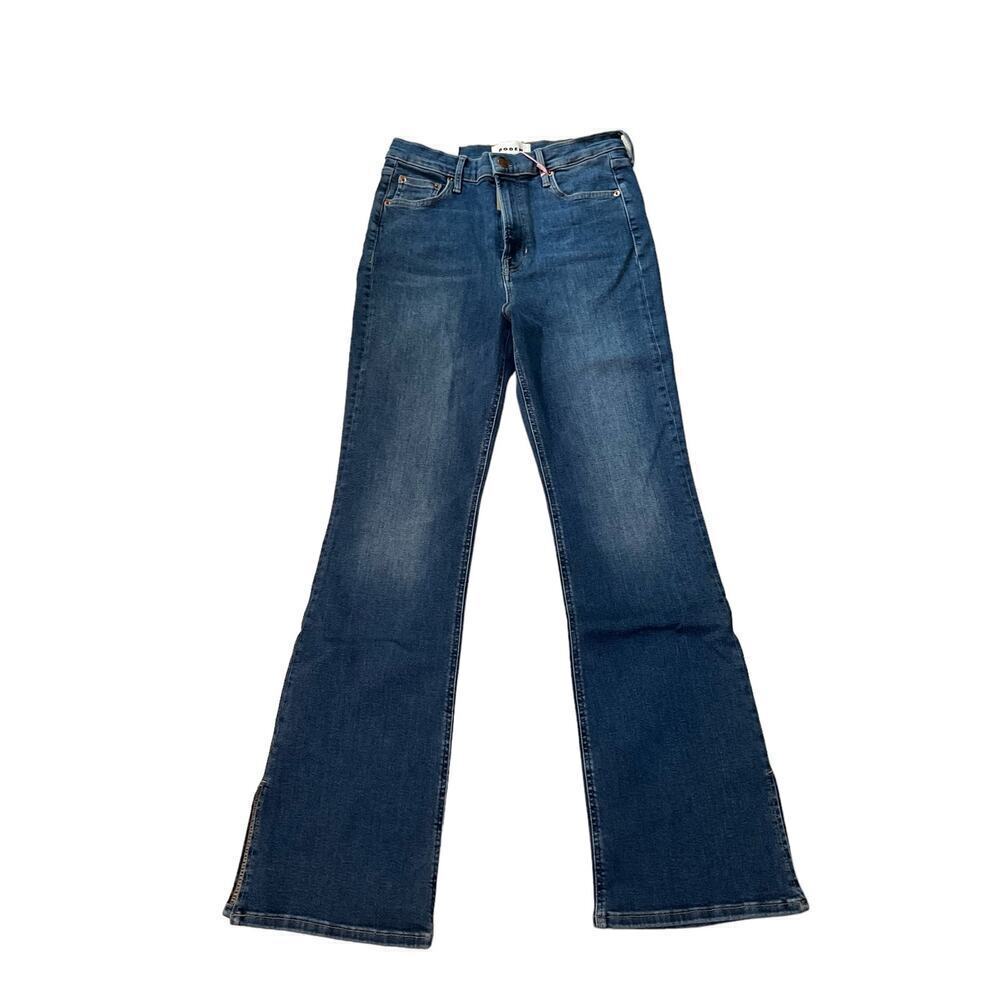 BODEN SZ 30/32 Blue‎ Five Pockets High Rise Bootcut Jeans Cotton Blend NWT
